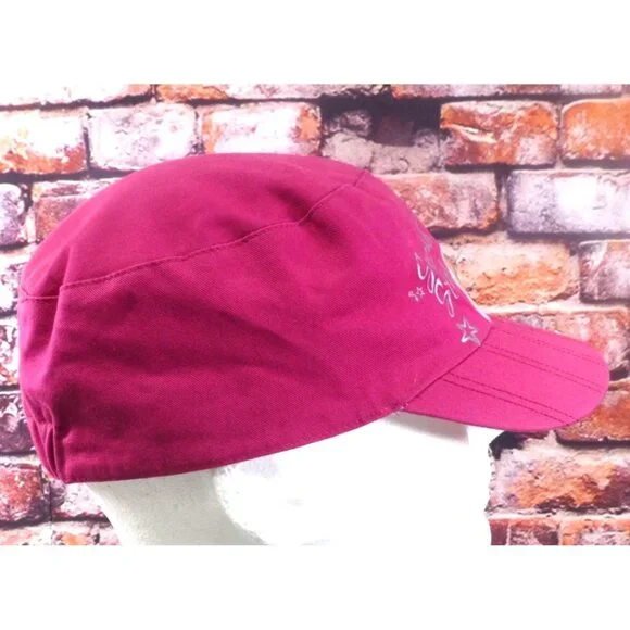 VTG Hannah Montana "Secret Star" Pink Baseball Cap W/ Elastic Back - Picture 2 of 7